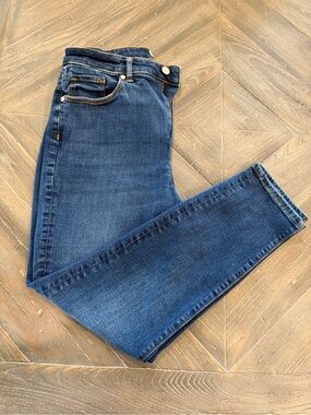 LOFT Dark Blue Skinny Jeans